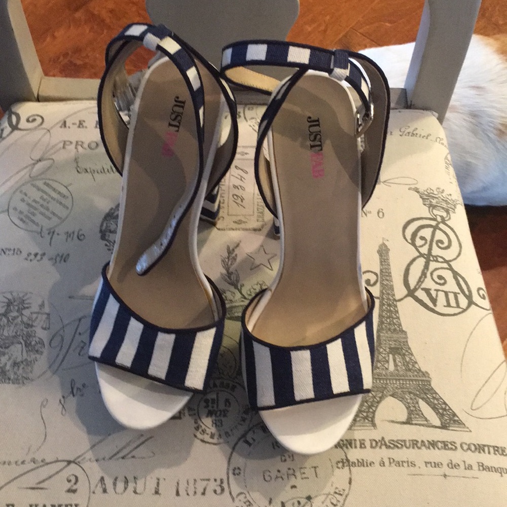 Strappy heels
